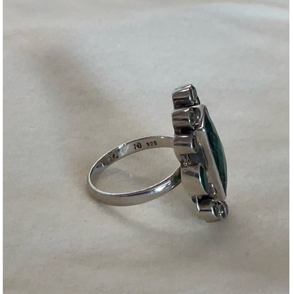 NEW Nicky Butler 925 Sterling Silver Peridot and Green Multi Gemstone Ring - Picture 6 of 6